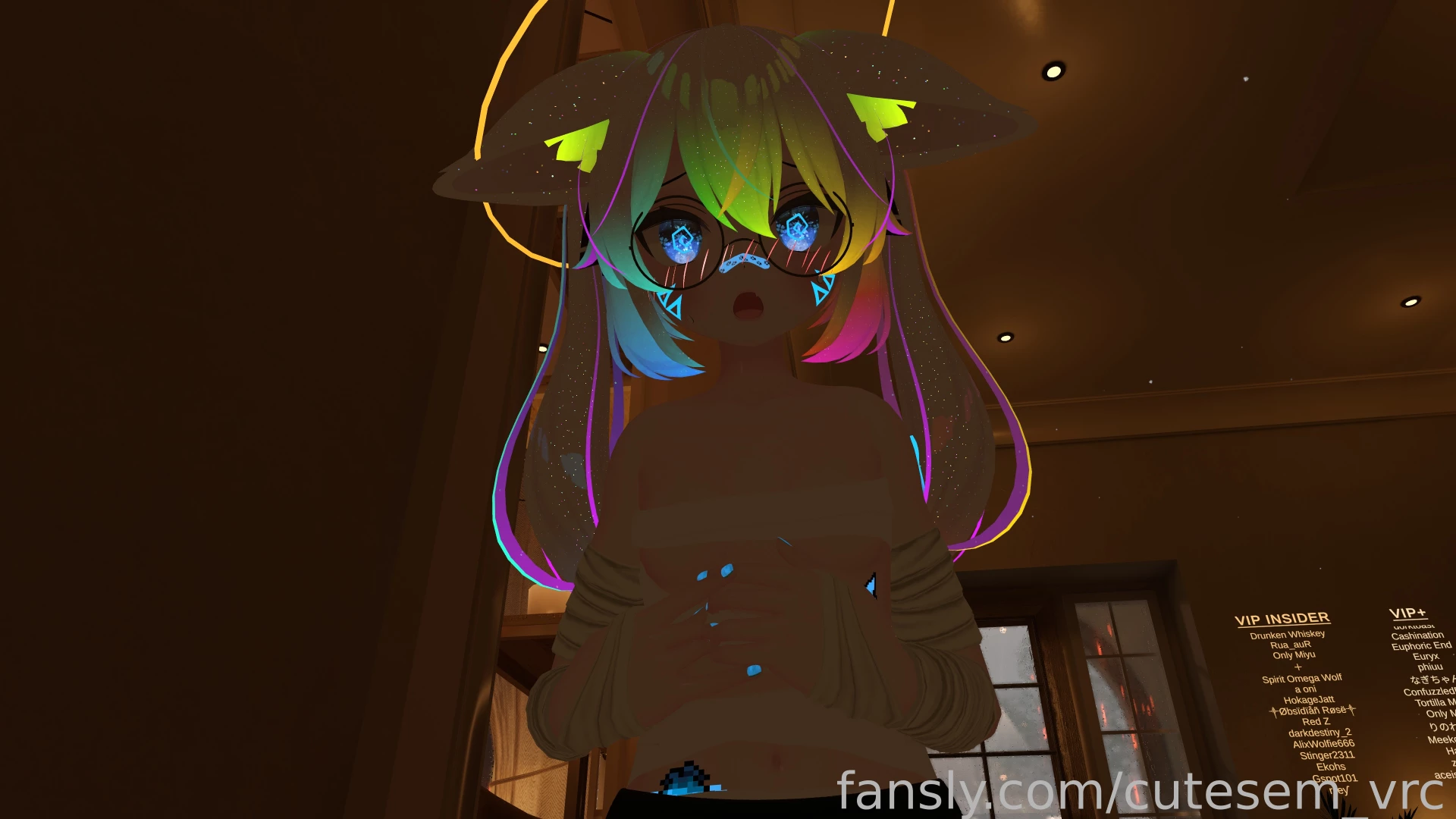 Come from behind me like this u sussy baka karin cute vrchat lewd part 1 