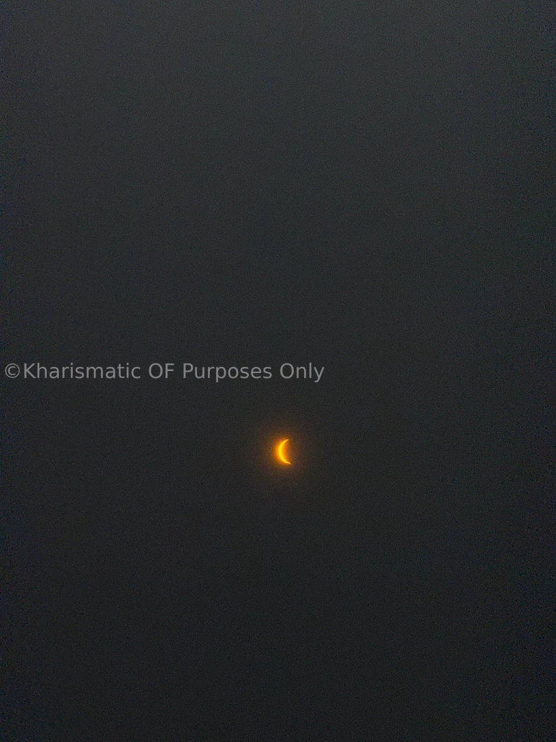 I wanted to share the solar eclipse with you lt 3 i hope you are well 