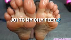 Joi to my oily feet i know you love my perfect oily feet jerk your