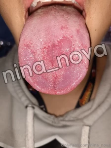 Seven pictures with my super long and wide tongue in diffrent poses part 1