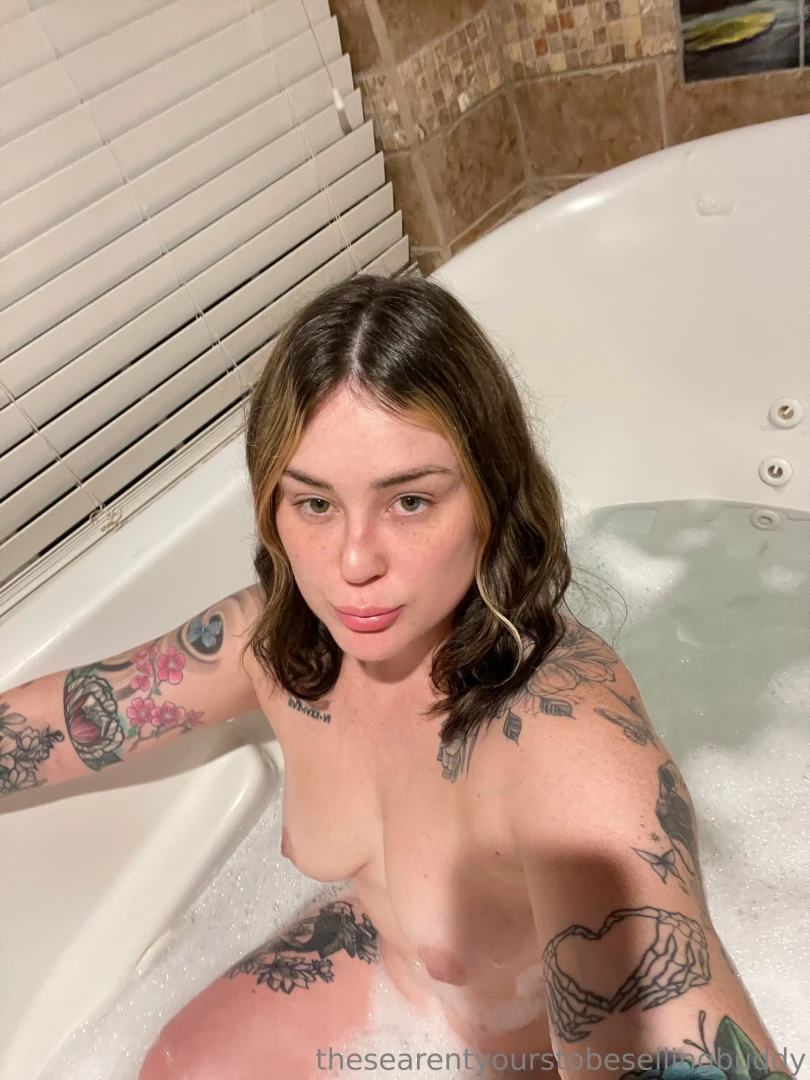 I wish you were taking a bath with me as you can see this bath was part 4 