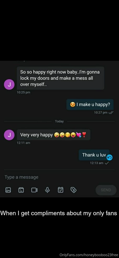 When i get compliments on my paid page amp snap chat gives me part 2 