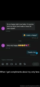 When i get compliments on my paid page amp snap chat gives me part 2