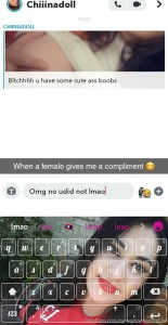 When i get compliments on my paid page amp snap chat gives me part 1