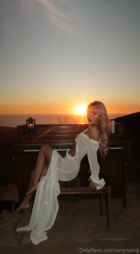 Battling the sunset for best views i won obviously 
