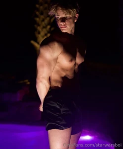 Went for a night swim