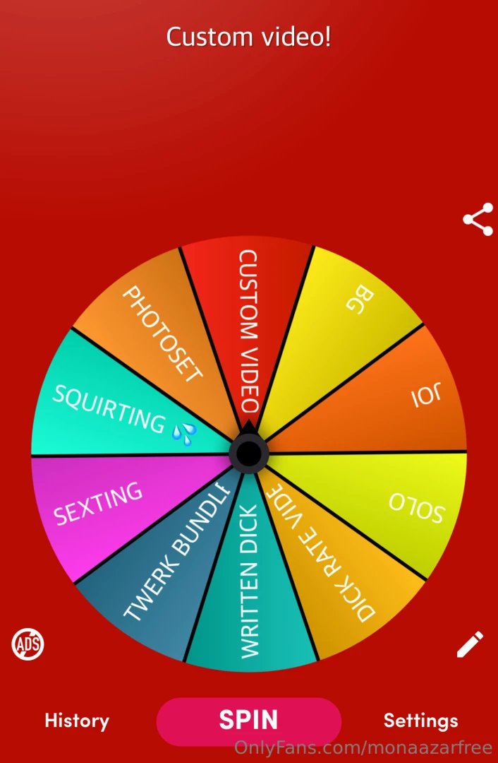 Wanna play a game let s spin the wheel and see what you win you can 
