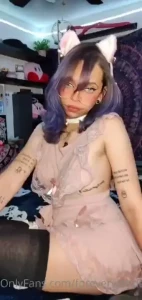 Didn t even realize how much my pussy was peeking out my undies heheh