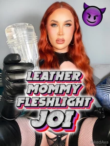 Leather mommy fleshlight joi nbsp your ts mistress is ready to breed