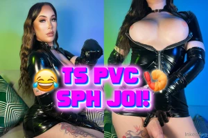Ts pvc sph joi i look so fucking good in pvc and i felt suuuuper