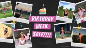 Celebrating my birthday all week long with a special treat just for