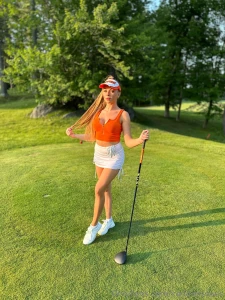 My golf skirt should come with a warning sign