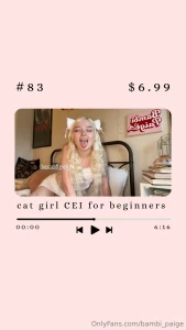 Cat girl cei instructions for beginners i absolutely loveeee the taste