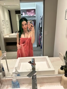 This towel is getting in the way don t you think