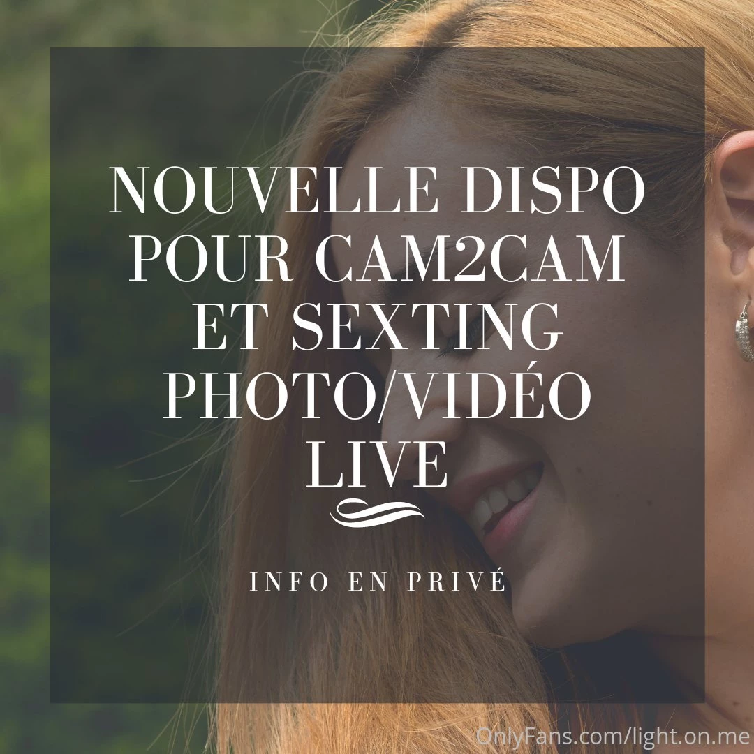 Et oui tu auras la possibilit de me revoir ou voir pour les nouveaux 