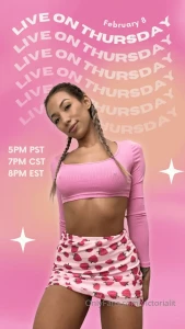 victorialit - Live on thursday at 5pm pst 7pm cst 8pm est you coming 