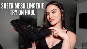New lingerie uncensored haul enjoy unlock this for the full video part 5