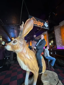 He was buckin me off