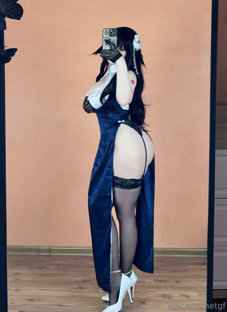 A whole week on mommy-anna in a pantyless azuma cosplay surely is 