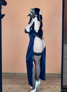 A whole week on mommy-anna in a pantyless azuma cosplay surely is