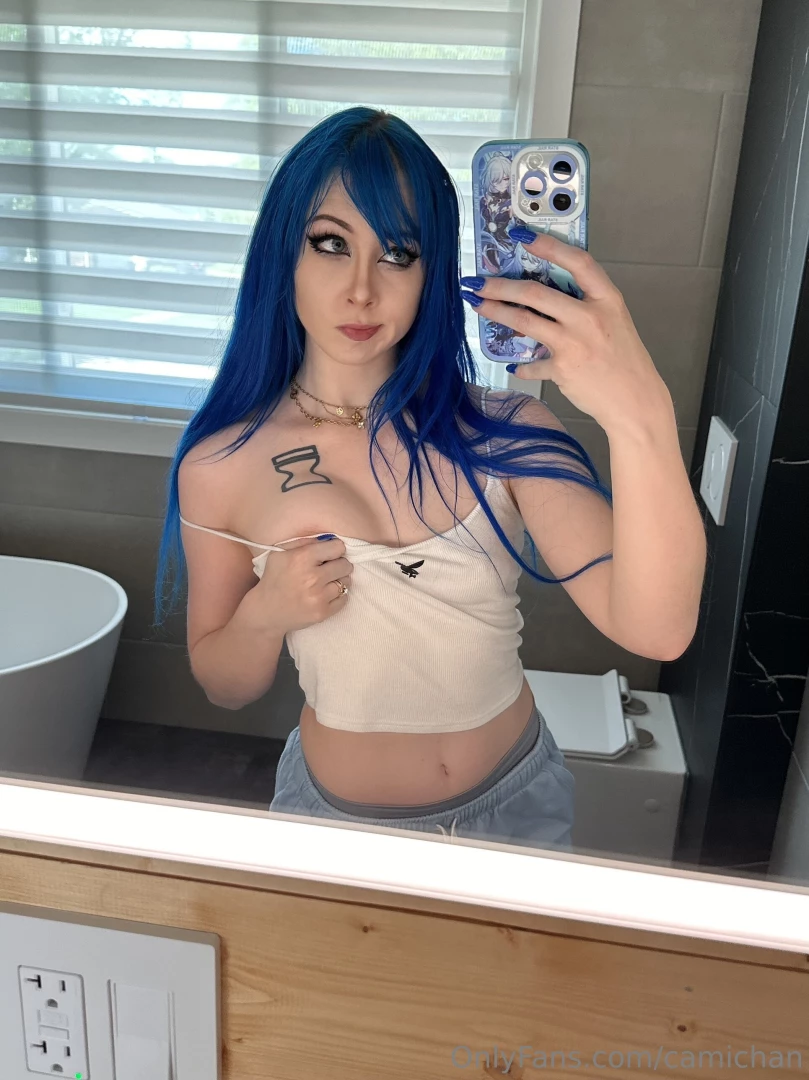I d love to feel your hands all over my tits daddy 