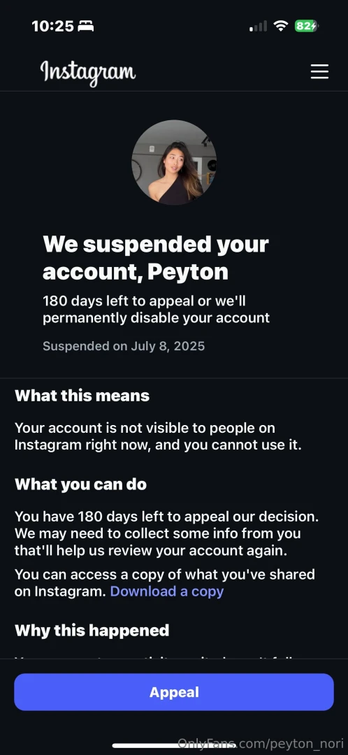 I don t know whos out to get me on ig but every account i have just part 1 