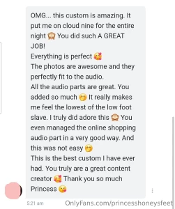 A lovely review about my most recently audio custom we did an audio