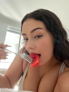 Do you ever get turned on while eating because i do