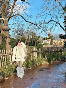 Wet damp but you know what it was still a beautiful day the sun peeked