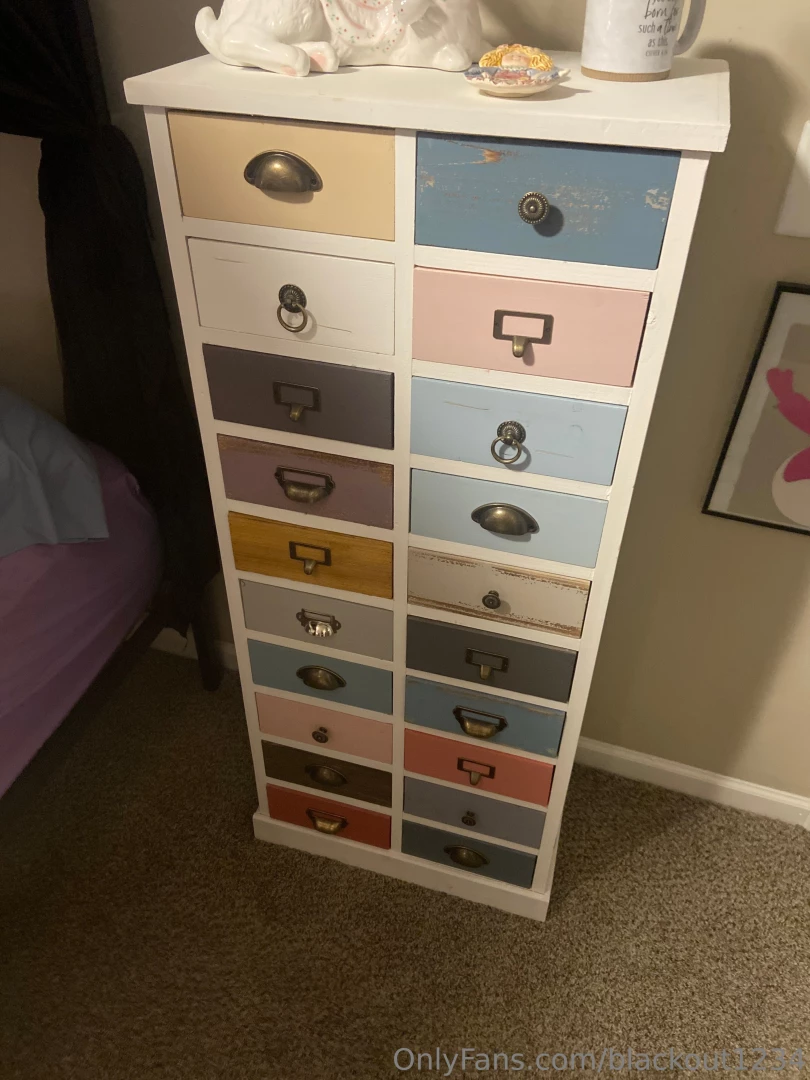 Just looks like a normal dresser until u swipe right 