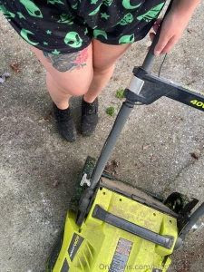 I be matching to mow the lawn today