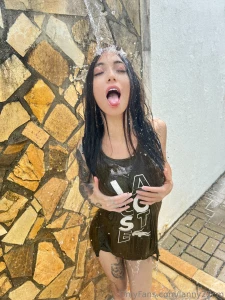 Hot weather calls for a nice shower in the afternoon babe please join