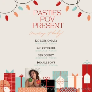 Pasties pov present unwrap it baby please please please send the tip