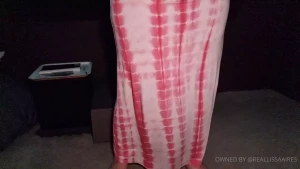 Watch me take my dress off part 1