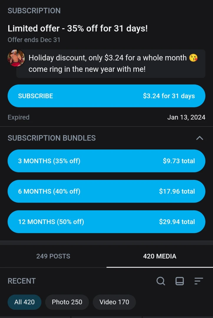 It s a white christmas over on my main page don t forget that holiday 