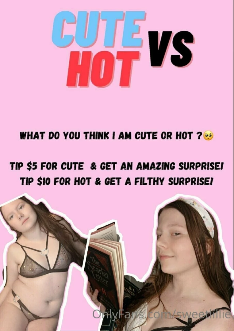 What do you think i am cute or hot tip 5 for cute amp get an amazing 