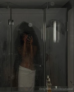 Wish you were here to help me rinse off and hold me after