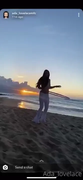 A little sunset hoopin 