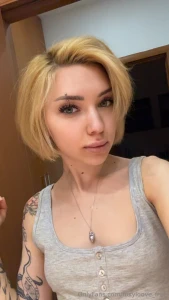 And now to the important questions short or long hair scroll through