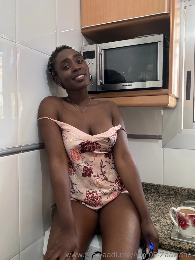 Wake up i m in your kitchen waiting to take care of your morning wood 