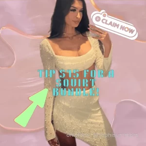 Get my best selling squirt shows when you tip 15