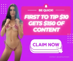 First fan to tip 10 get s 150 worth of naughty b g content