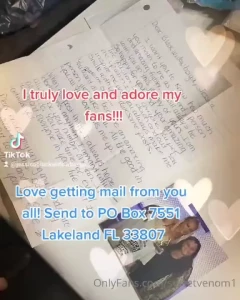 Don t forget i love to receive stuff in my mail as well love the
