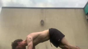 Naked workout watch me sweat