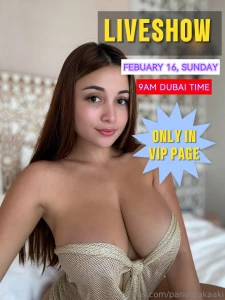 Schedule is set on my next liveshow only on my vip page go subscribe