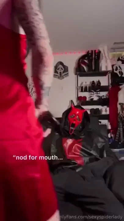 Here s a spooky i ms ghostface was going to please myself until i was 