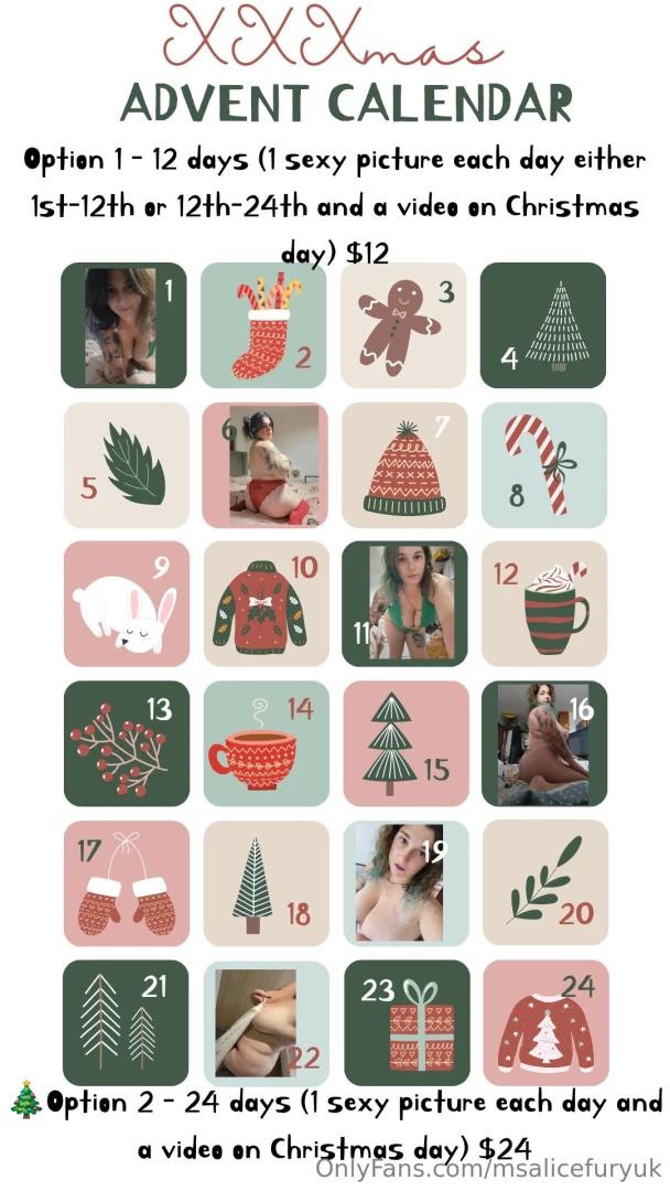 Advent calendars i m offering an advent calendars starting sunday 