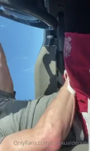 Decided to have a little fun while on a road trip today my cum tasted part 2
