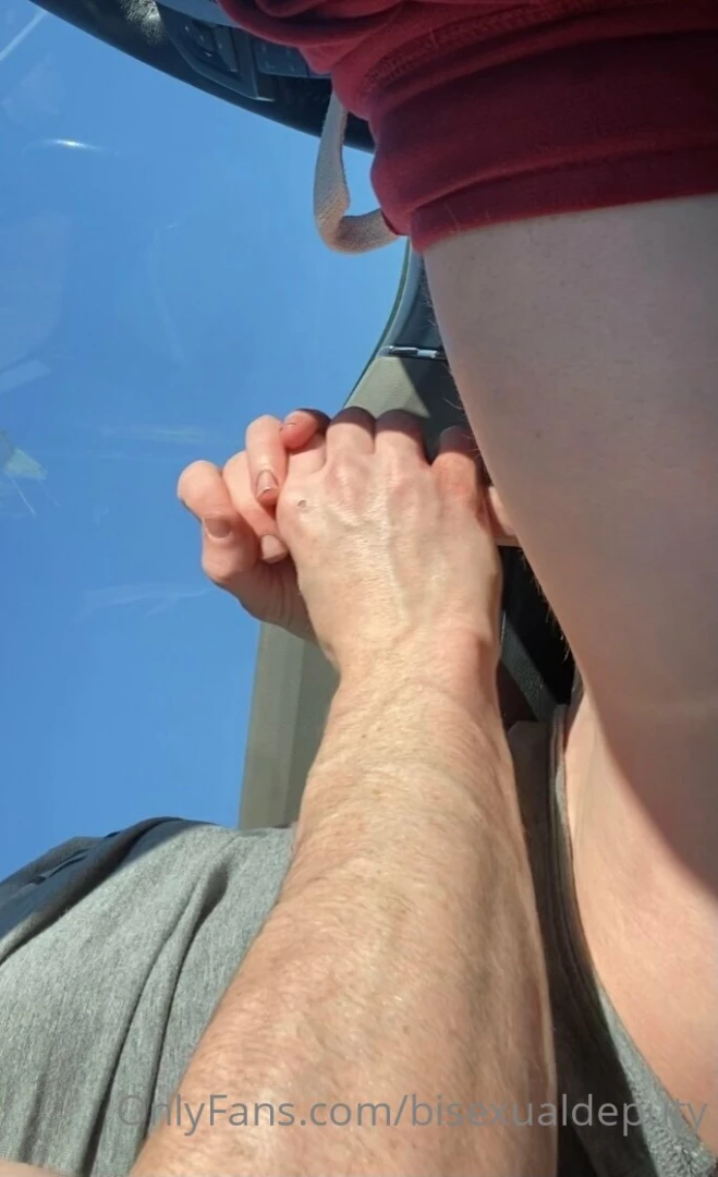 Decided to have a little fun while on a road trip today my cum tasted 