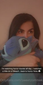 My saturday scary movies and a little bit of anime what are you doing